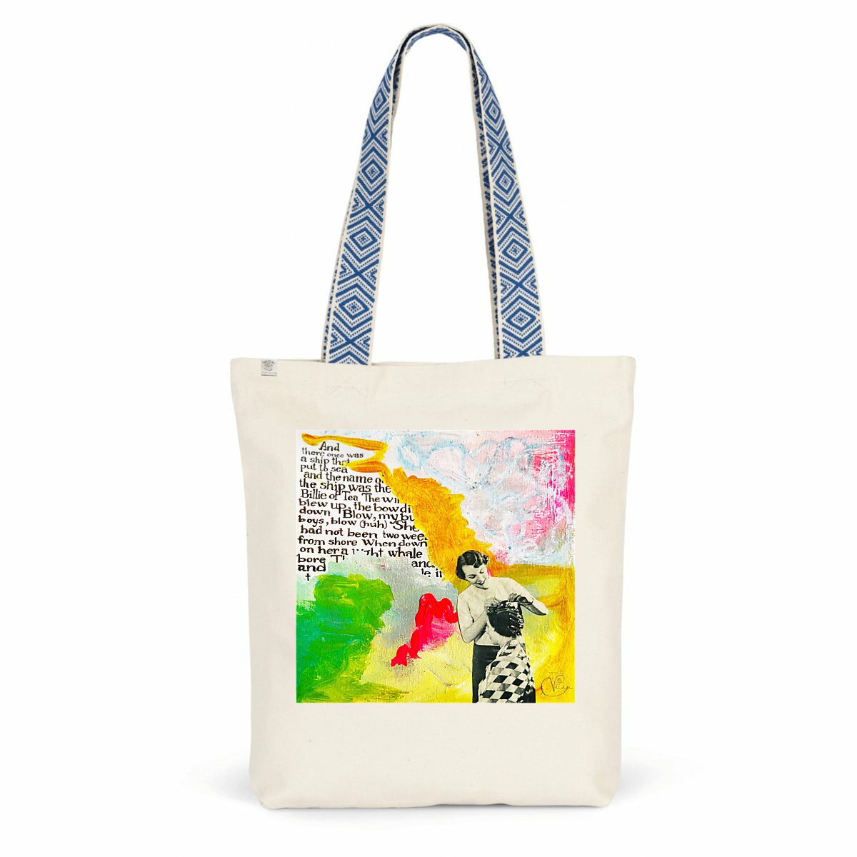 There once was a ship Tote bag