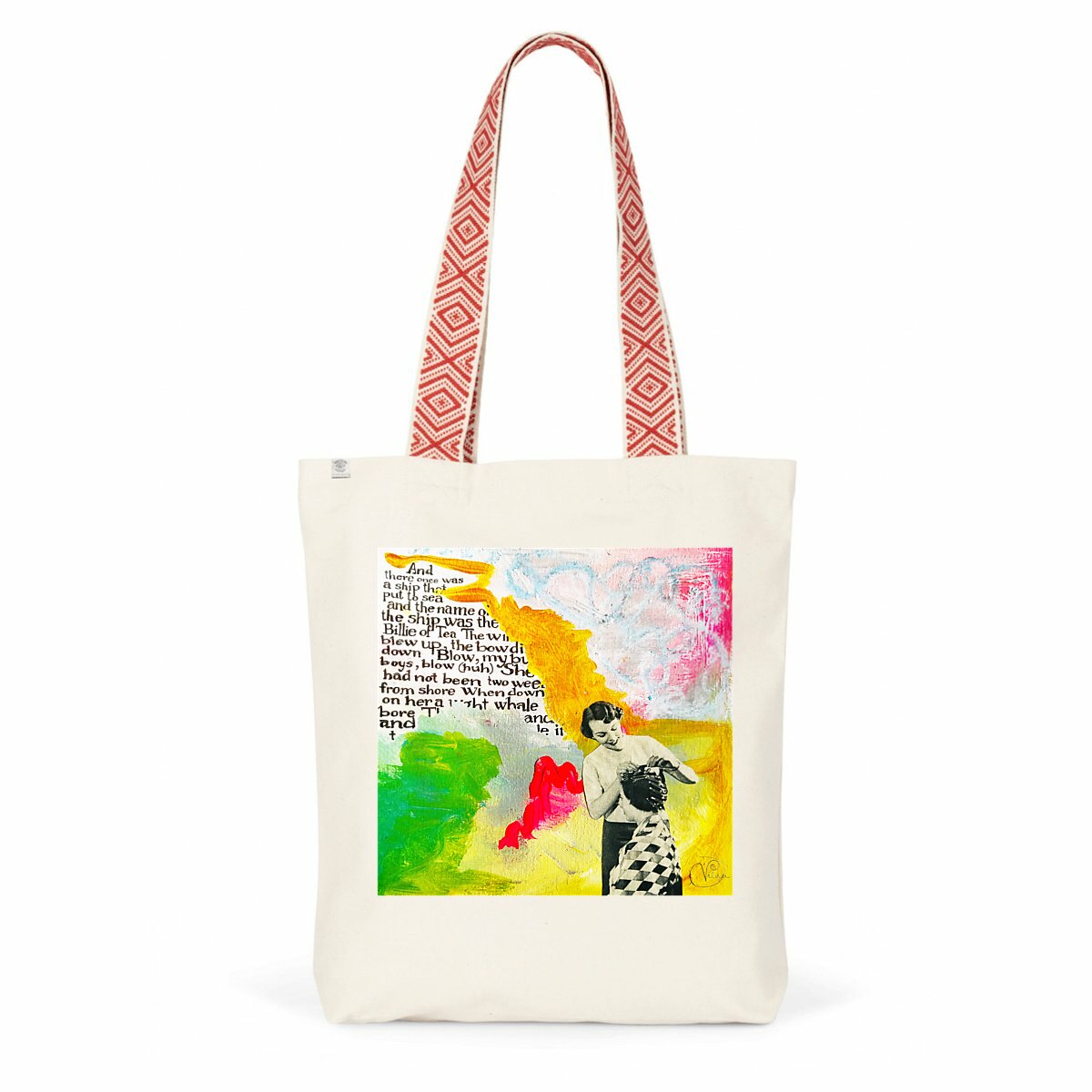 There once was a ship Tote bag