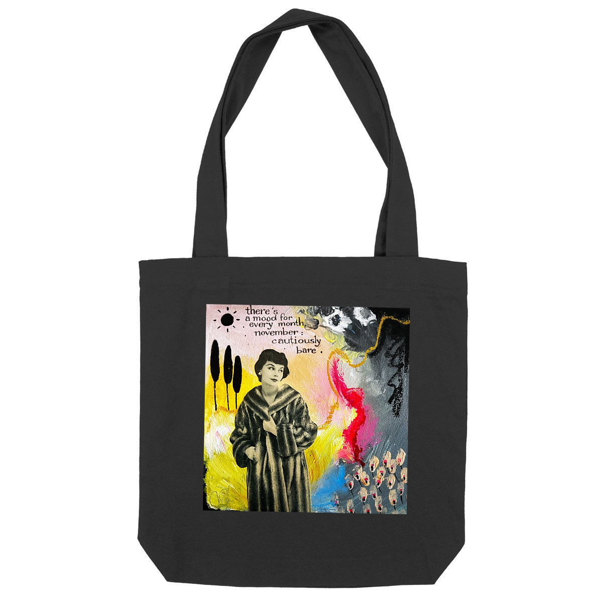 Cautiously bare, Your November Tote Bag
