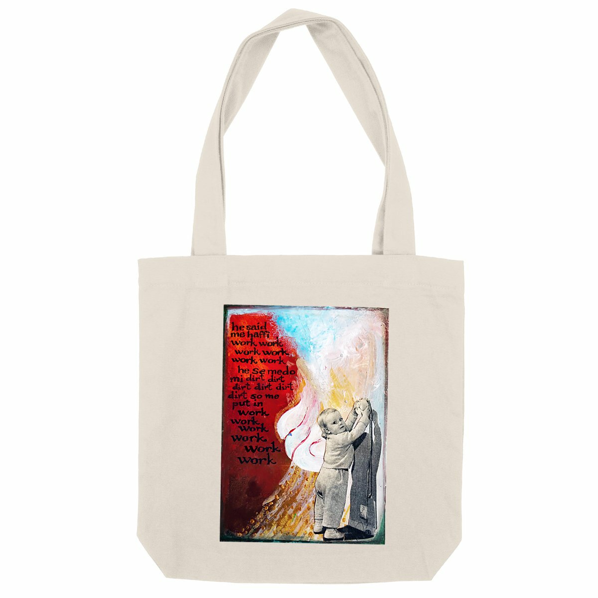 Me haffi work work work work work work tote bag